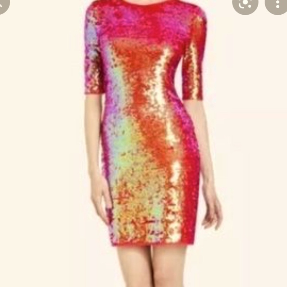 BCBG MaxAzria sequin dreas